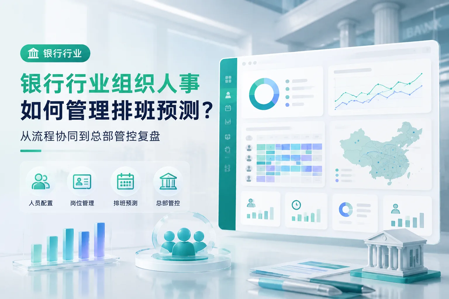 银行行业组织人事如何管理排班预测？从流程协同到总部管控复盘文章封面