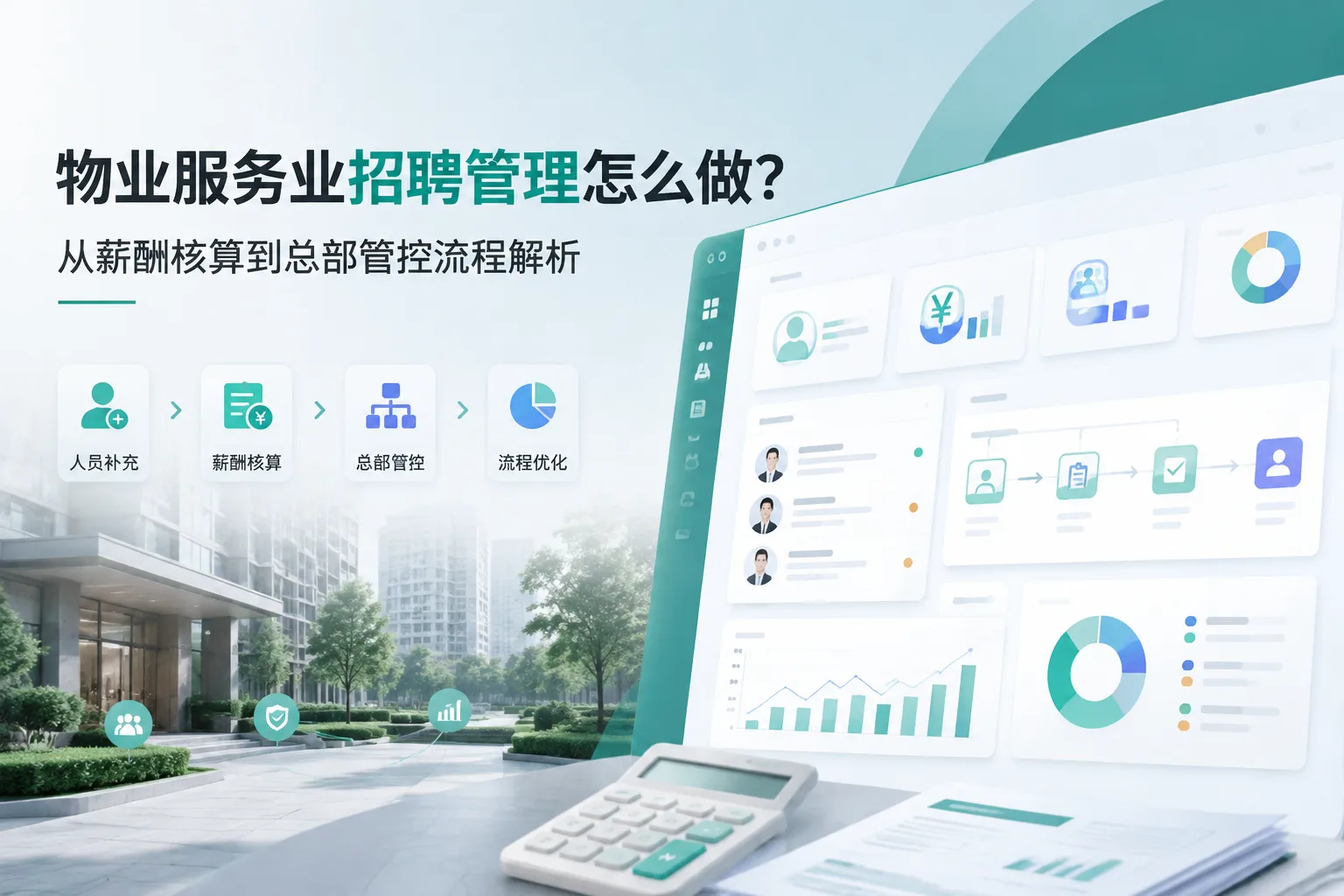 物业服务业招聘管理怎么做？从薪酬核算到总部管控流程解析文章封面