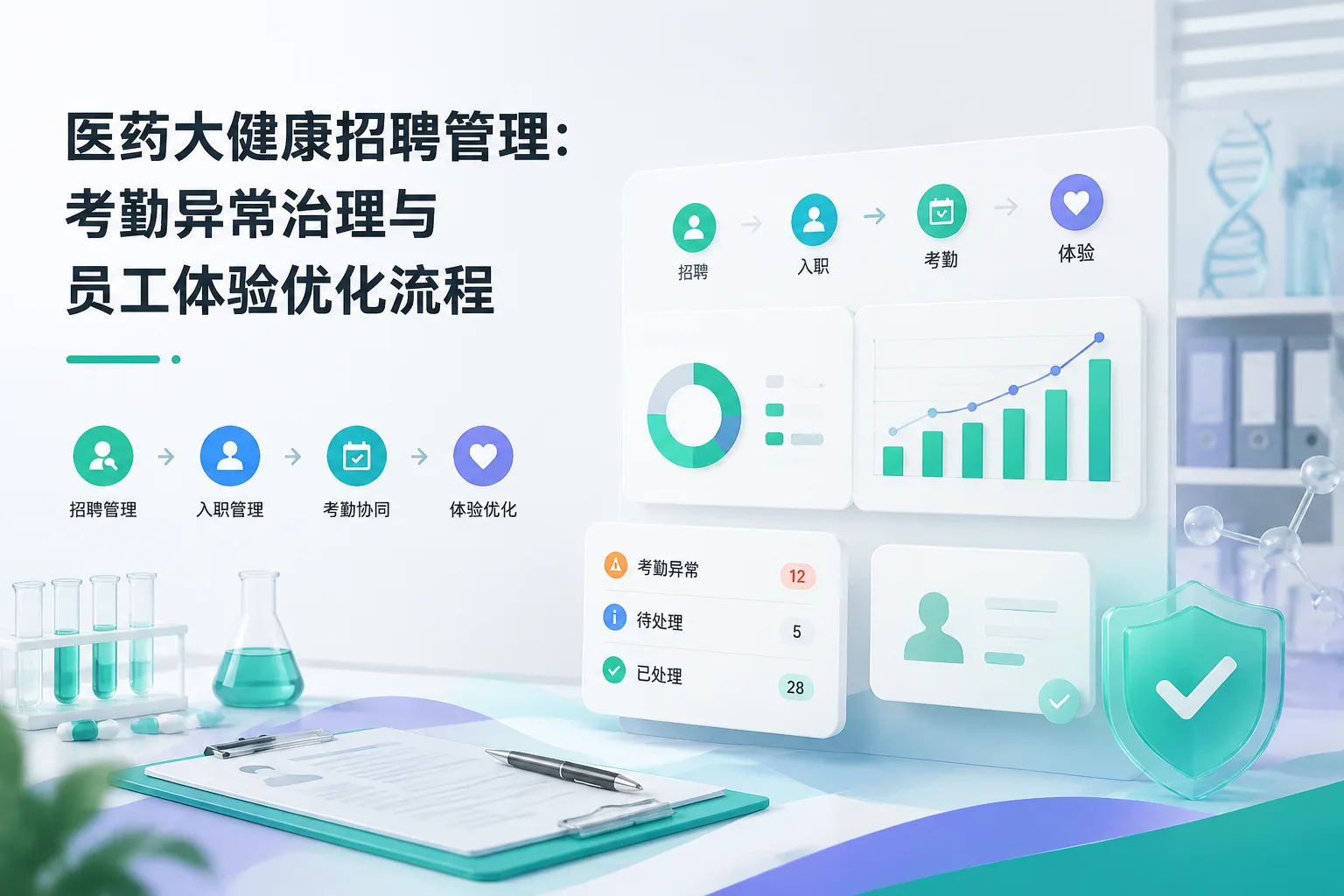 医药大健康招聘管理：考勤异常治理与员工体验优化流程文章封面