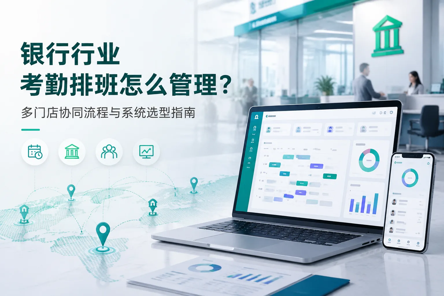 银行行业考勤排班怎么管理？多门店协同流程与系统选型指南文章封面