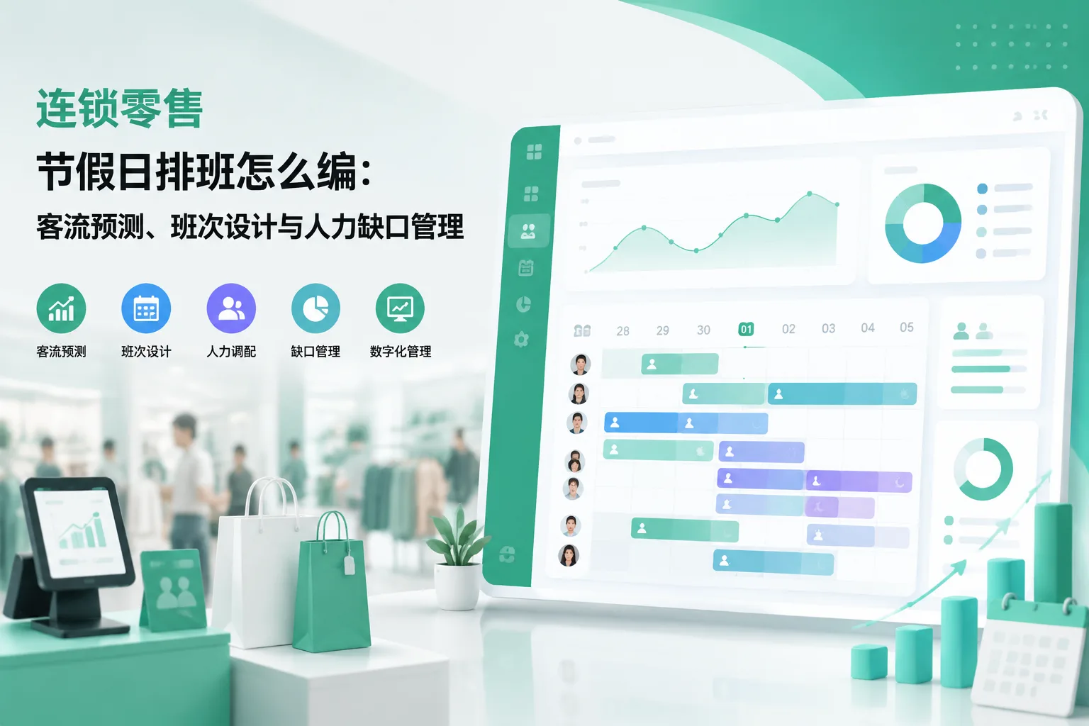 连锁零售节假日排班怎么编：客流预测、班次设计与人力缺口管理文章封面
