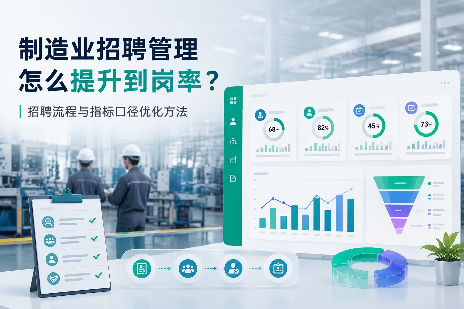 制造业招聘管理怎么提升到岗率？招聘流程与指标口径优化方法文章封面