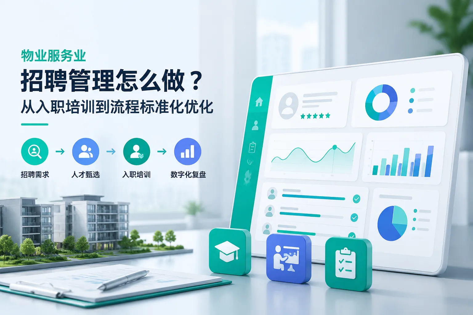 物业服务业招聘管理怎么做？从入职培训到流程标准化优化文章封面