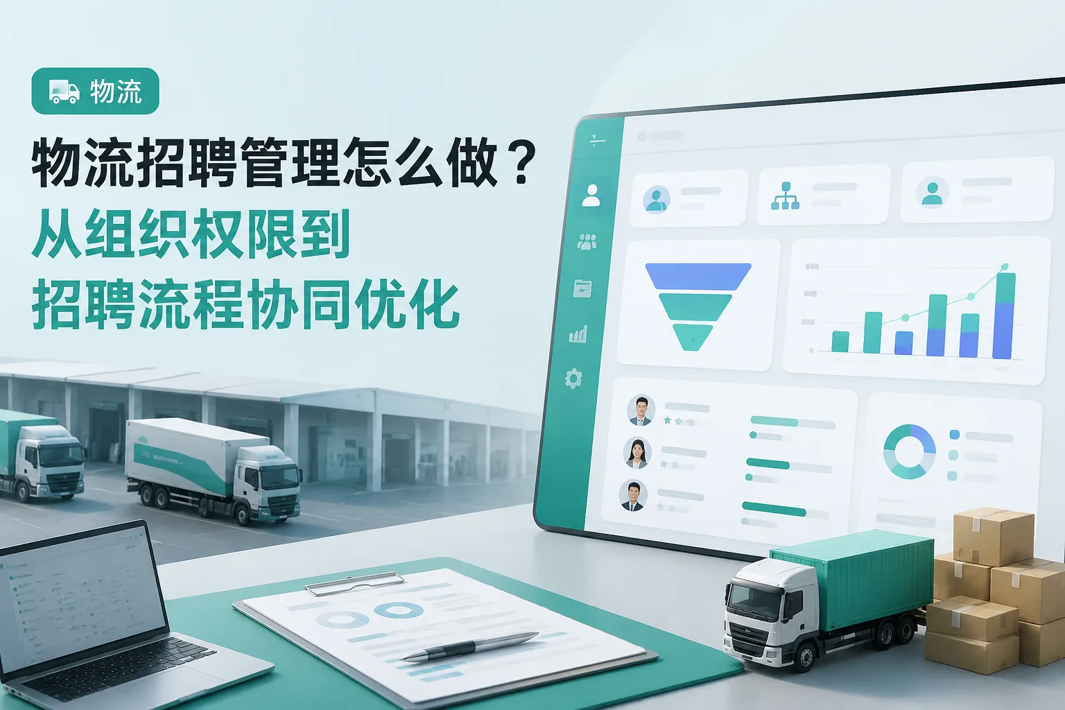 物流招聘管理怎么做？从组织权限到招聘流程协同优化文章封面