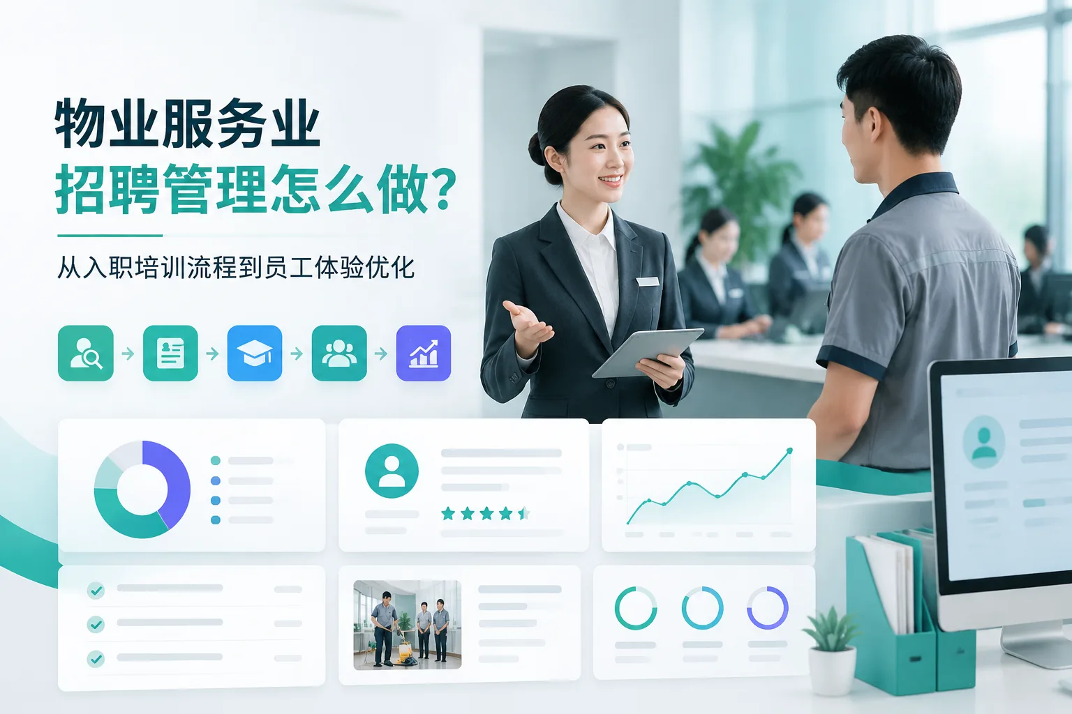 物业服务业招聘管理怎么做？从入职培训流程到员工体验优化文章封面