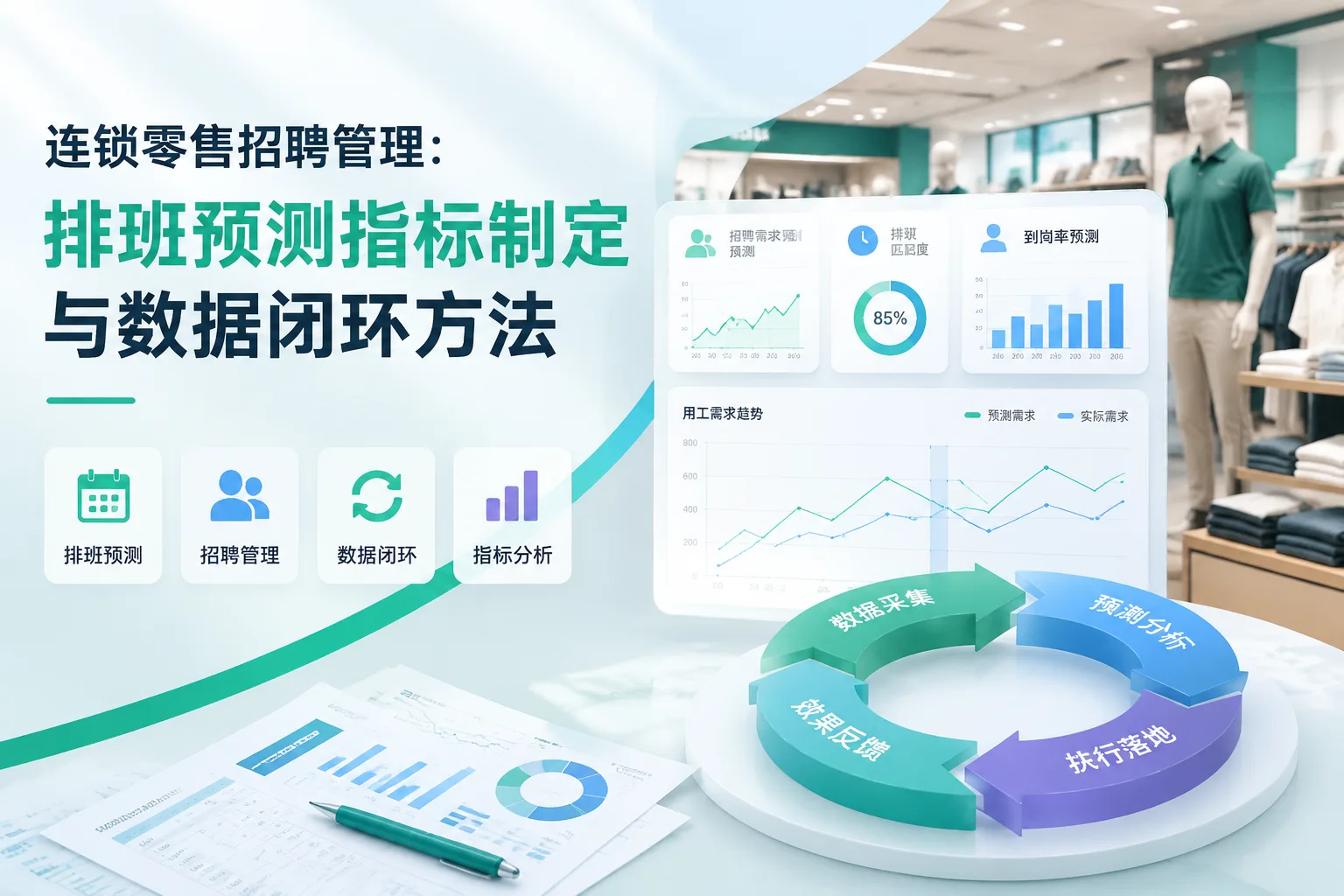 连锁零售招聘管理：排班预测指标制定与数据闭环方法文章封面