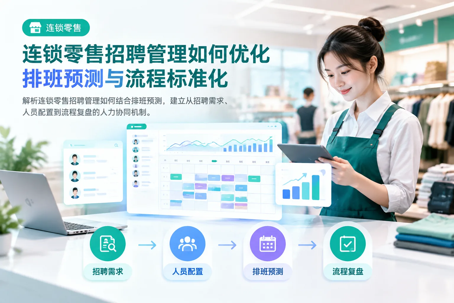 连锁零售招聘管理如何优化排班预测与流程标准化文章封面