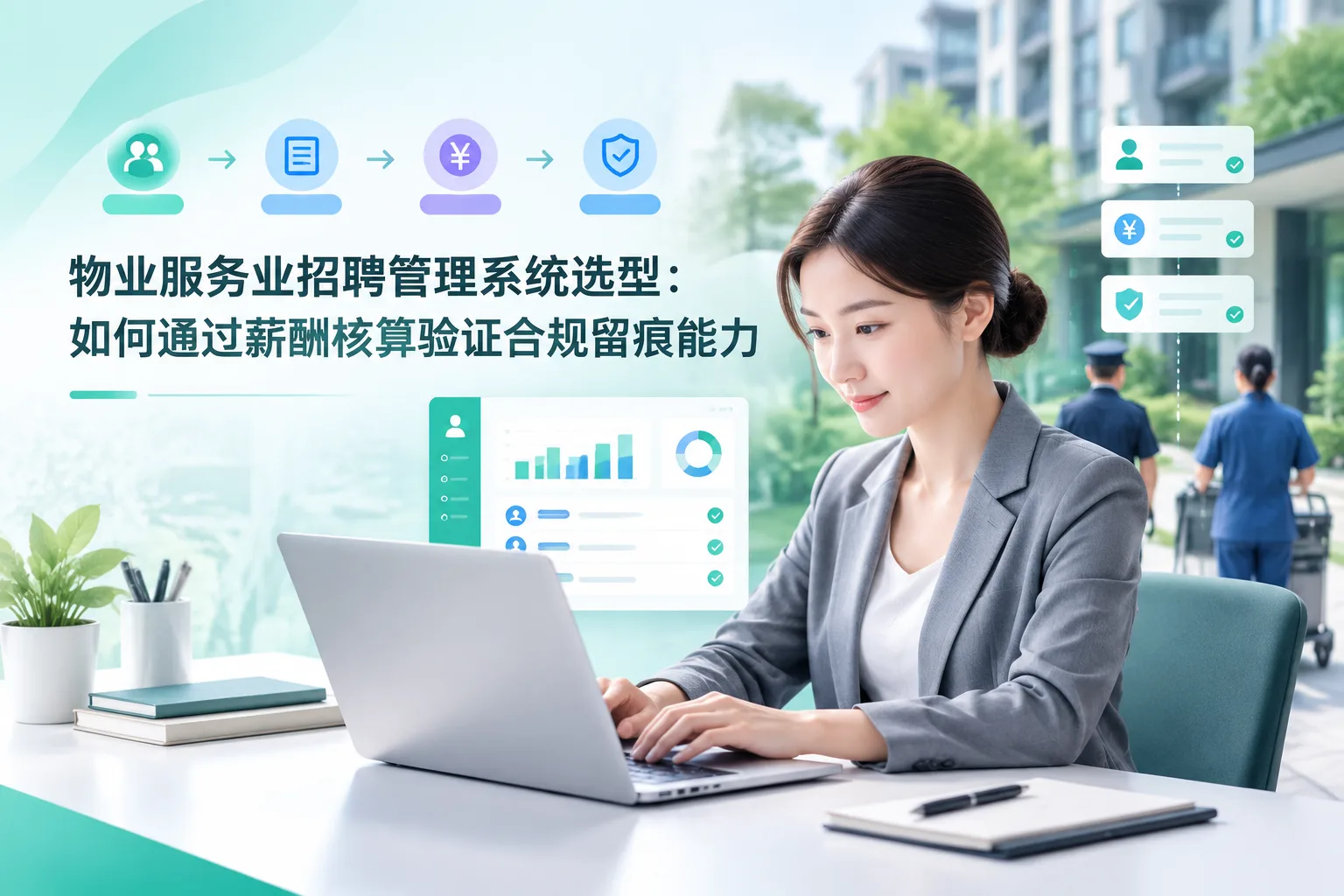 物业服务业招聘管理系统选型：如何通过薪酬核算验证合规留痕能力文章封面