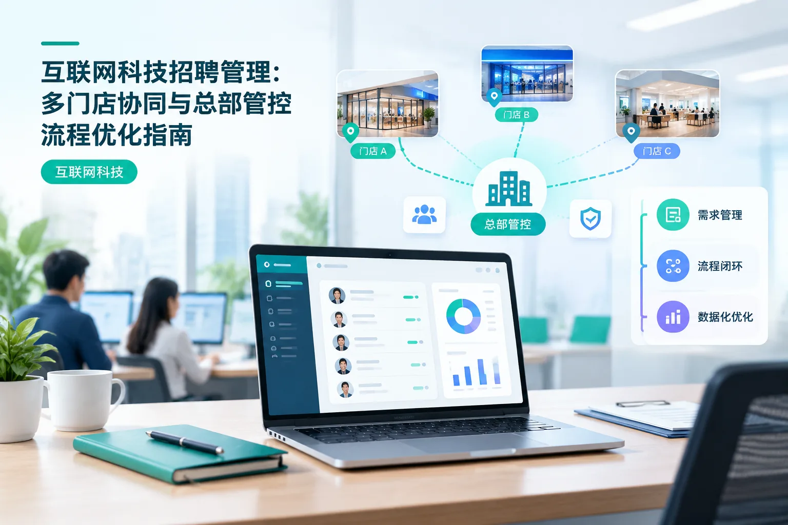 互联网科技招聘管理：多门店协同与总部管控流程优化指南文章封面