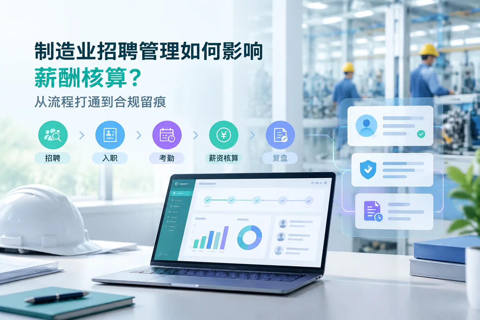 制造业招聘管理如何影响薪酬核算？从流程打通到合规留痕文章封面
