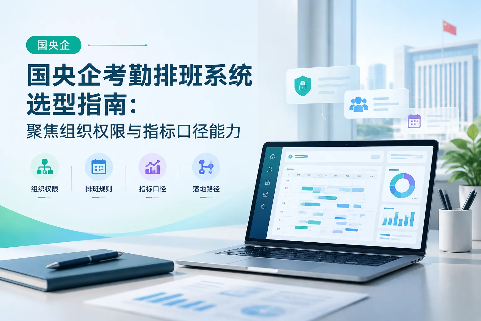 国央企考勤排班系统选型指南：聚焦组织权限与指标口径能力文章封面