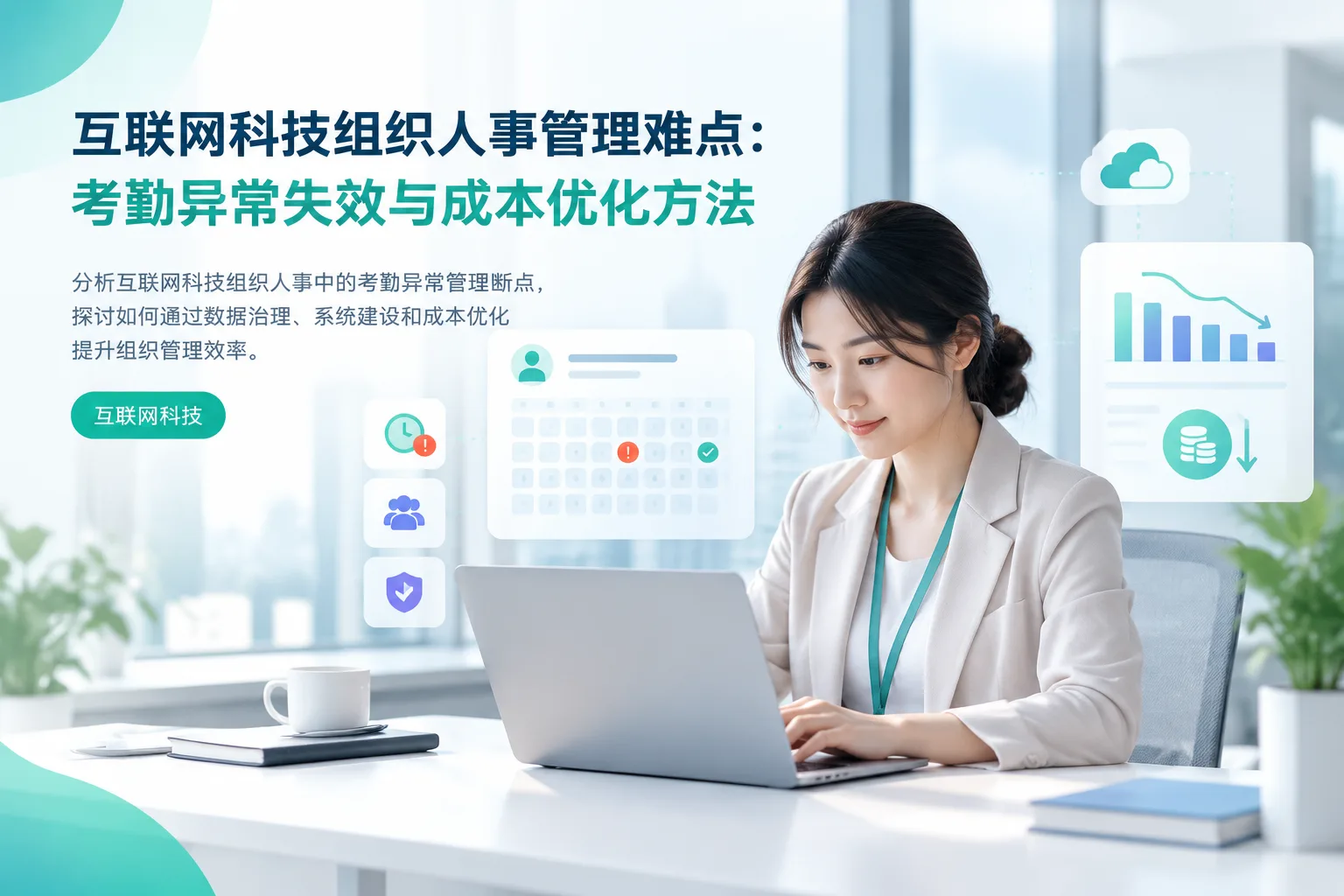 互联网科技组织人事管理难点：考勤异常失效与成本优化方法文章封面