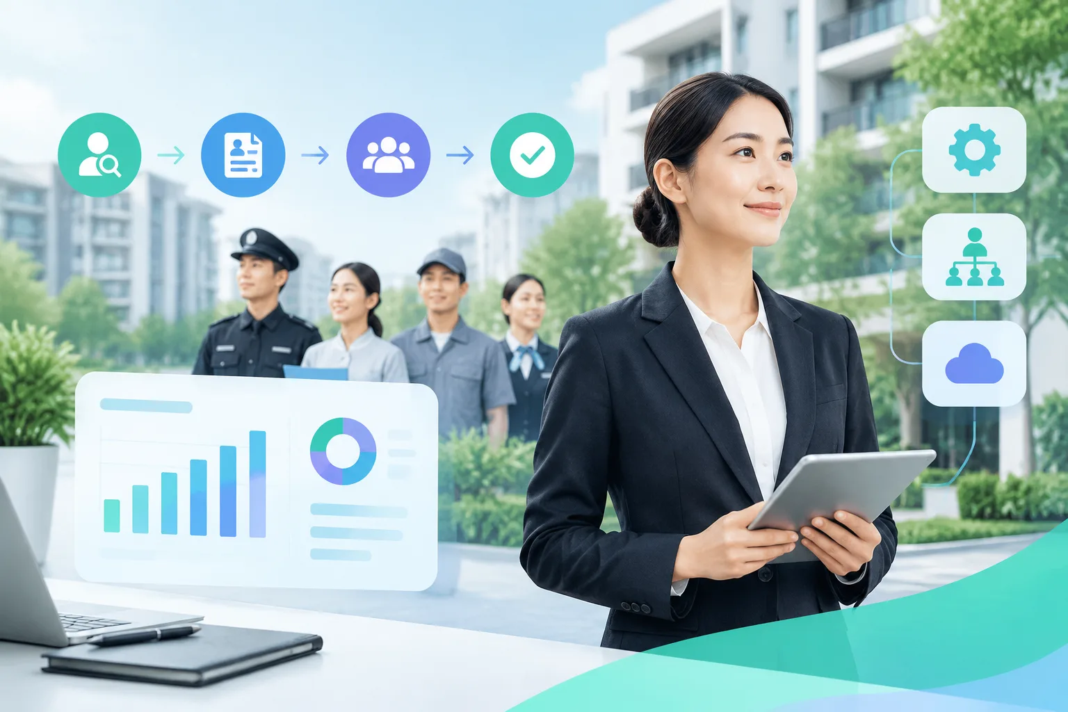 物业服务业组织人事管理：招聘到岗率失效原因与总部管控优化方法文章封面