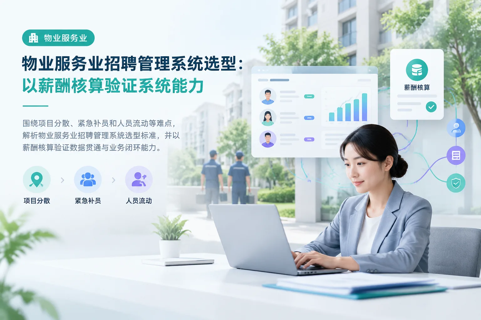 物业服务业招聘管理系统选型：以薪酬核算验证系统能力文章封面