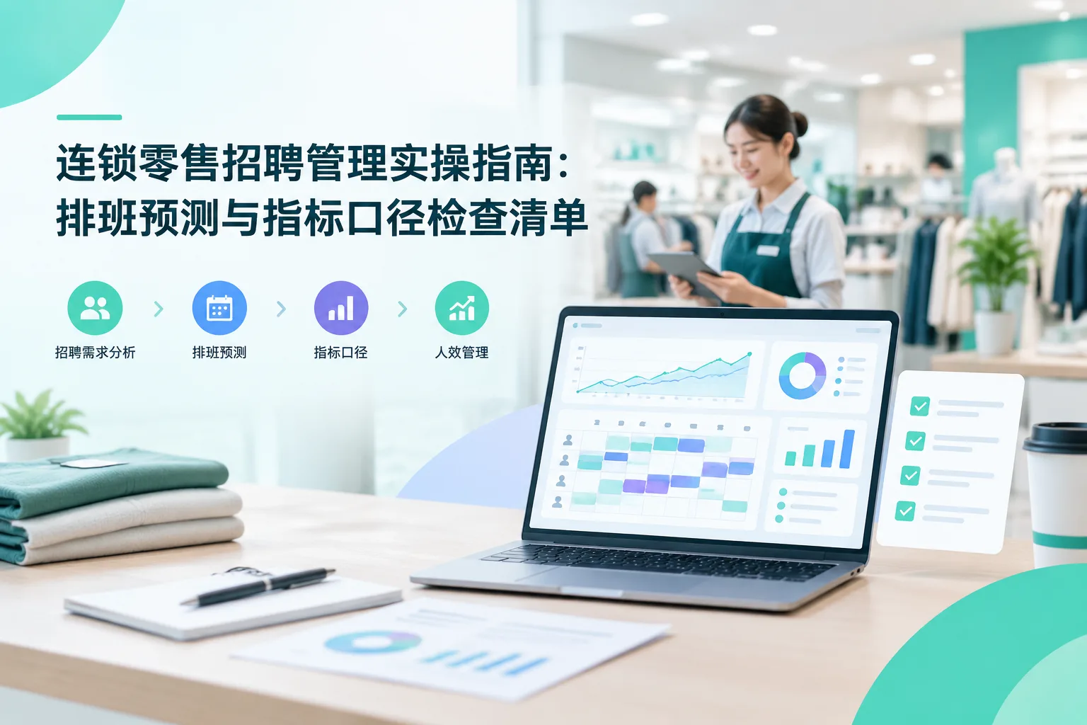 连锁零售招聘管理实操指南：排班预测与指标口径检查清单文章封面