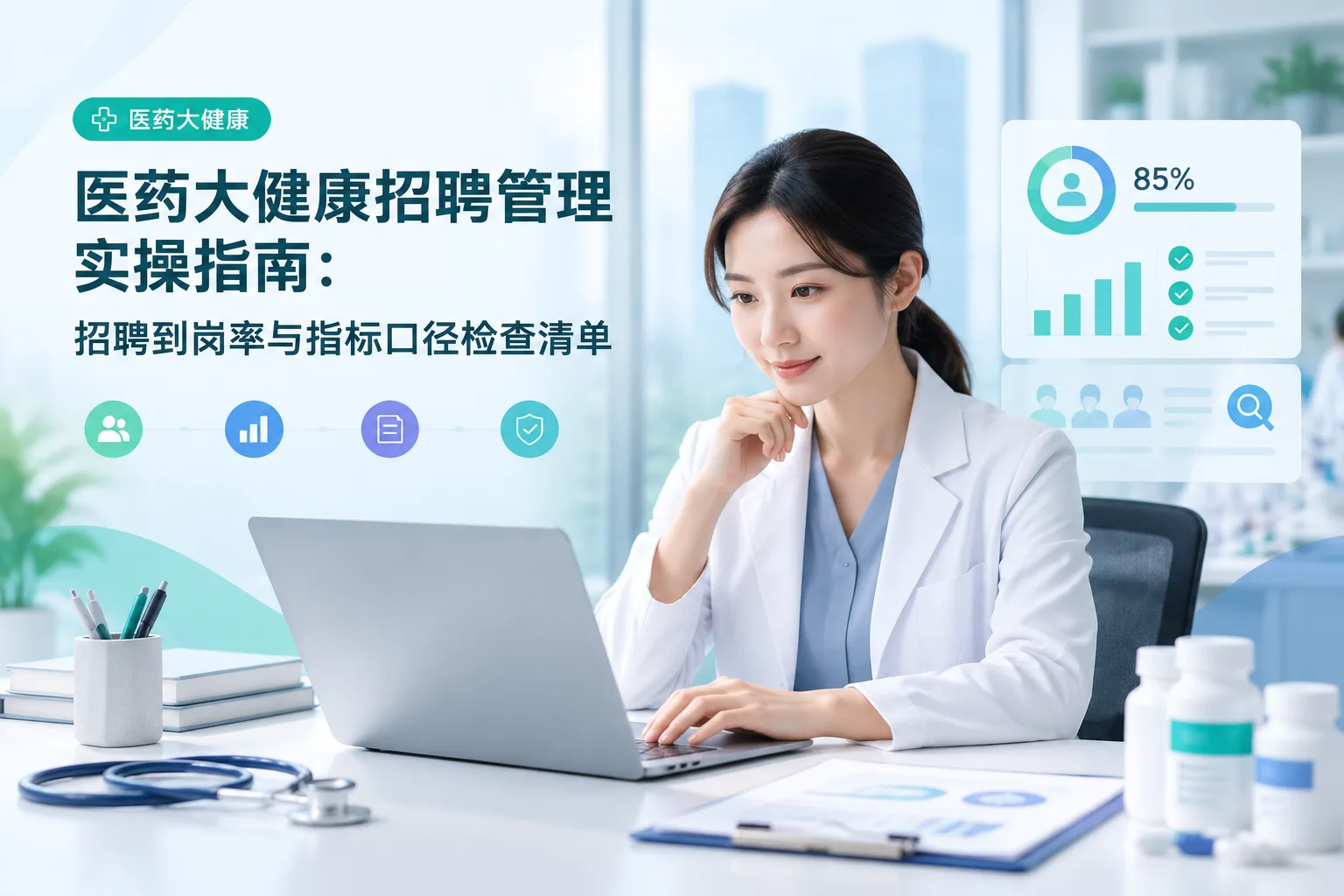 医药大健康招聘管理实操指南：招聘到岗率与指标口径检查清单文章封面