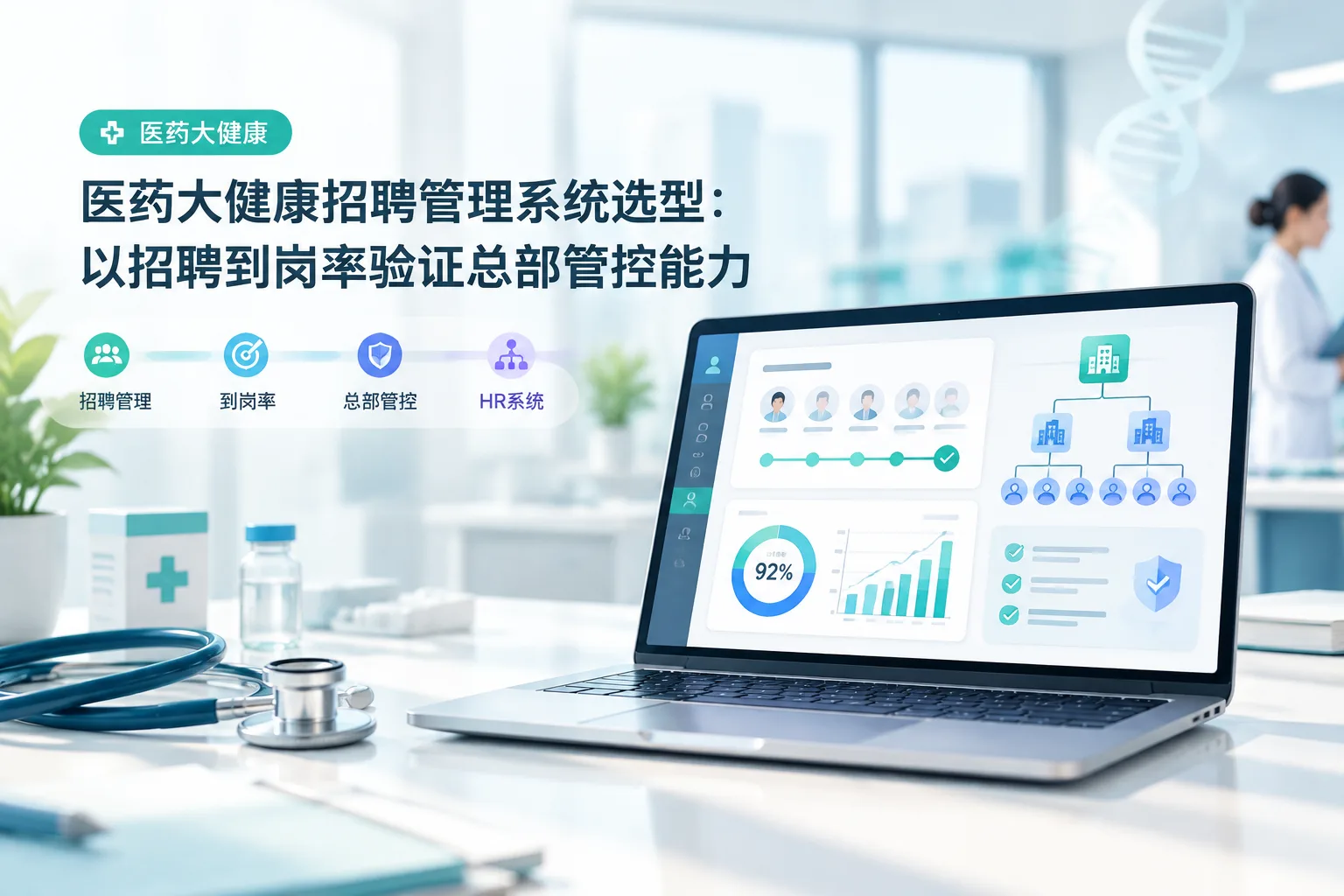 医药大健康招聘管理系统选型：以招聘到岗率验证总部管控能力文章封面