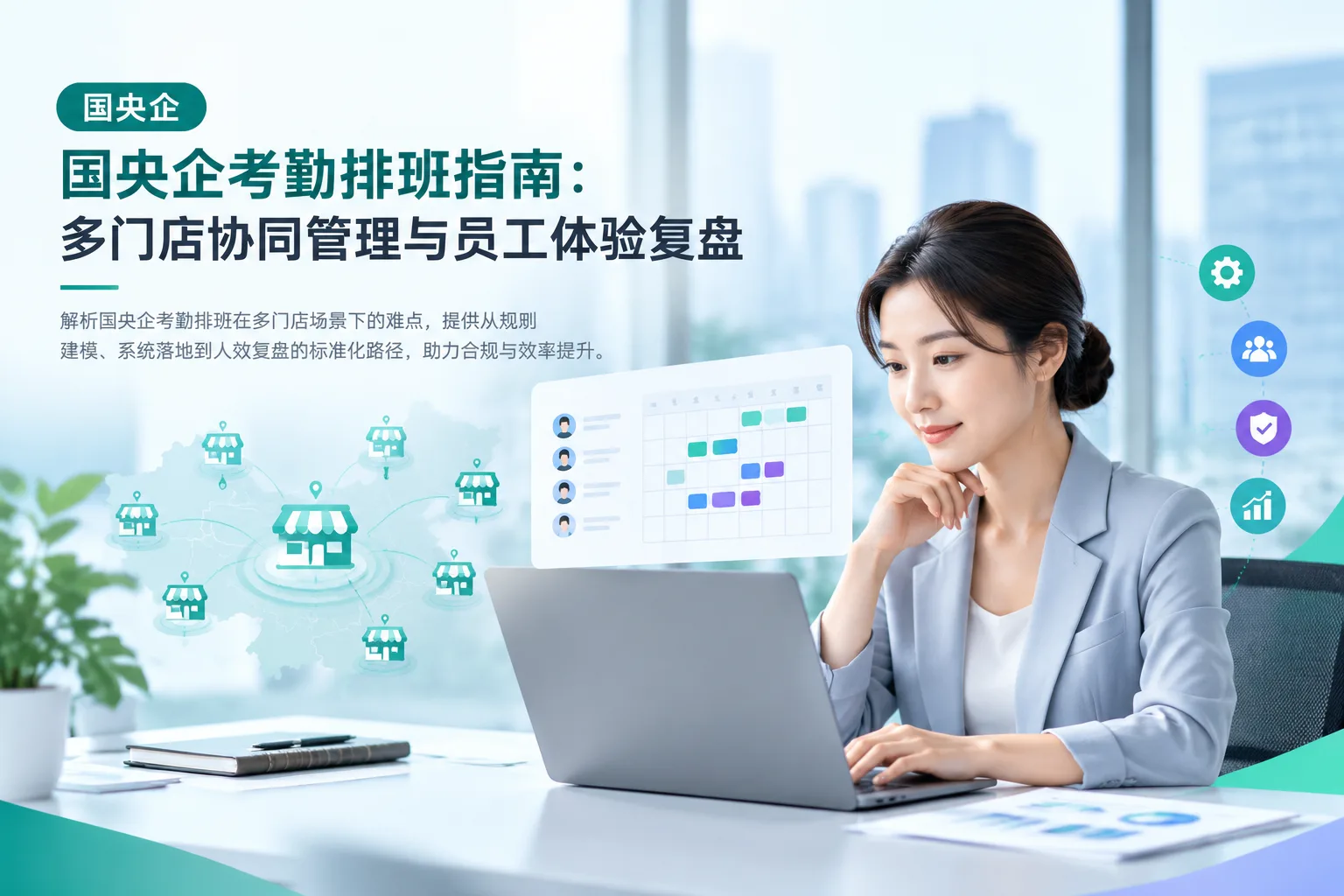 国央企考勤排班指南：多门店协同管理与员工体验复盘文章封面