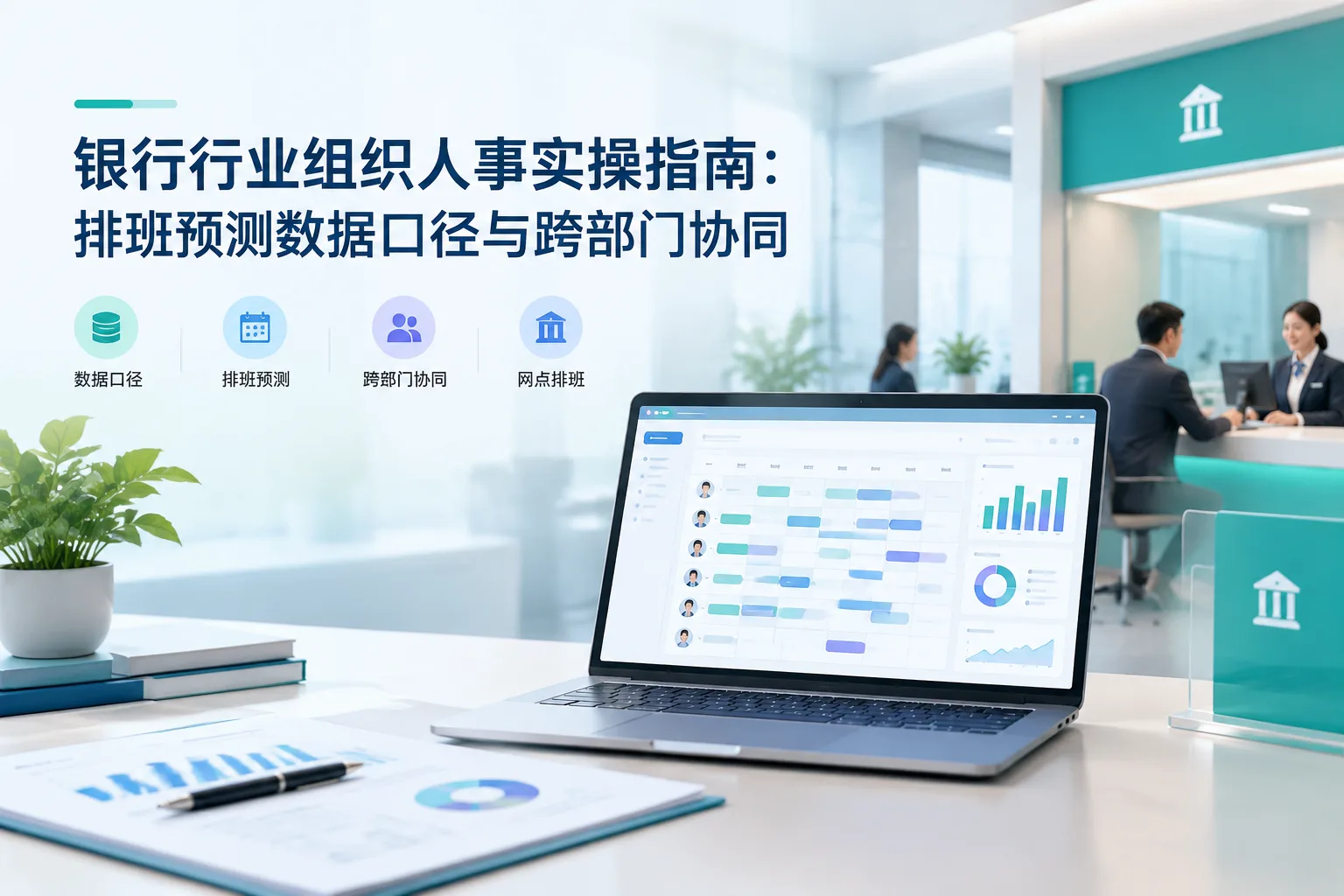 银行行业组织人事实操指南：排班预测数据口径与跨部门协同文章封面